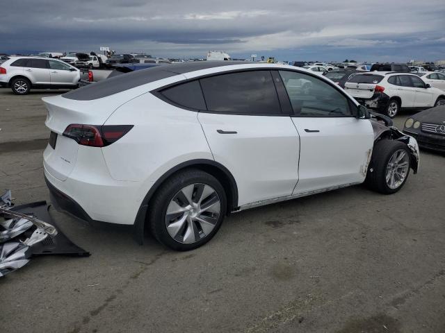 TESLA MODEL Y 2022 white  electric 7SAYGDEE7NF548373 photo #4