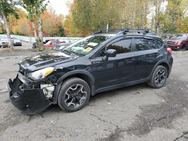 SUBARU XV CROSSTR 2014 black  gas JF2GPAGC0E8327430 photo #1