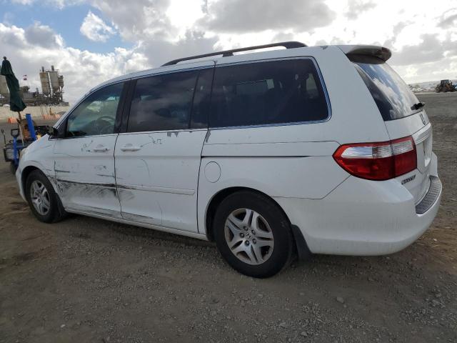 HONDA ODYSSEY EX 2007 white  gas 5FNRL38747B117576 photo #3