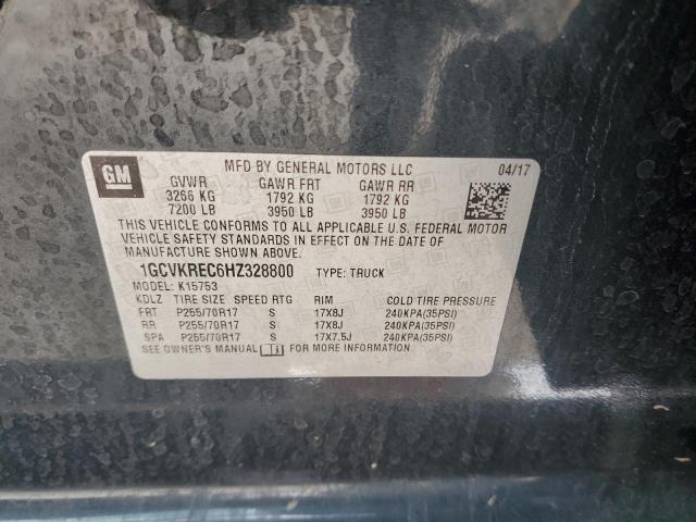 2017 CHEVROLET SILVERADO - 1GCVKREC6HZ328800
