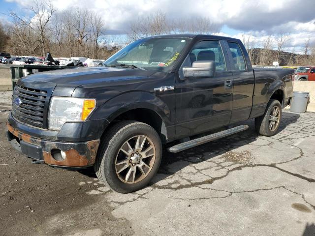 FORD F150 SUPER 2014 black  flexible fuel 1FTFX1EF1EKD08573 photo #1