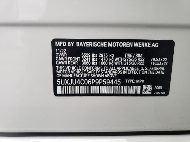 2023 BMW X5 M50I 5UXJU4C06P9P59445