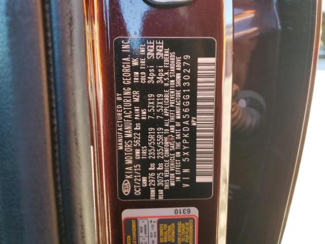 2016 KIA SORENTO SX - 5XYPKDA56GG130279