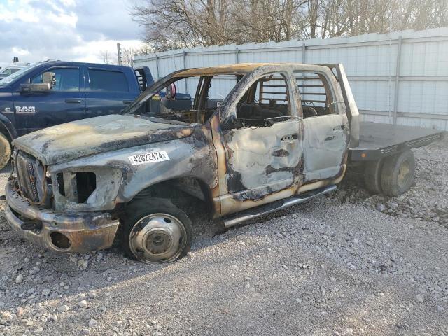 DODGE RAM 3500 S 2007 burn  diesel 3D6WH48A87G791191 photo #1