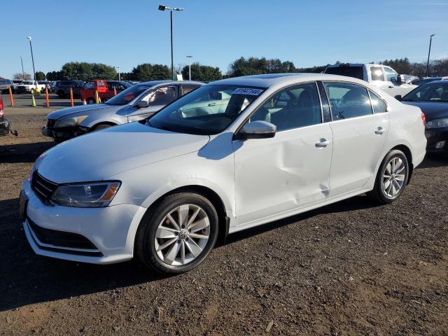 VOLKSWAGEN JETTA SE 2015 white sedan 4d gas 3VWD17AJ9FM298789 photo #1