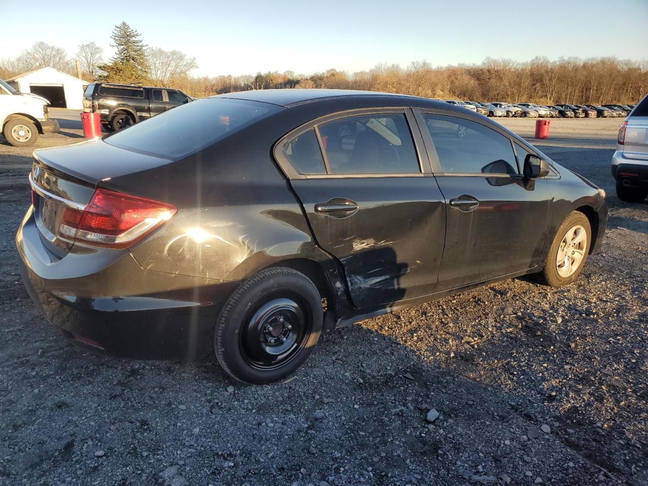 Lot #2994143391 2015 HONDA CIVIC LX