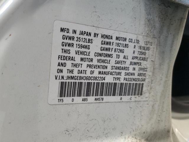 VIN JHMGE8H36DC082204 2013 HONDA FIT no.12