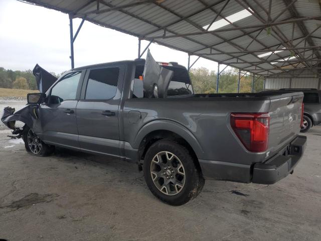 FORD F150 STX 2024 charcoal  gas 1FTEW2KP8RKE37496 photo #3