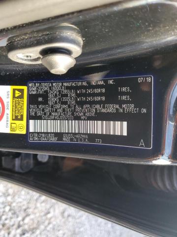 2018 TOYOTA HIGHLANDER - 5TDJZRFH0JS557033