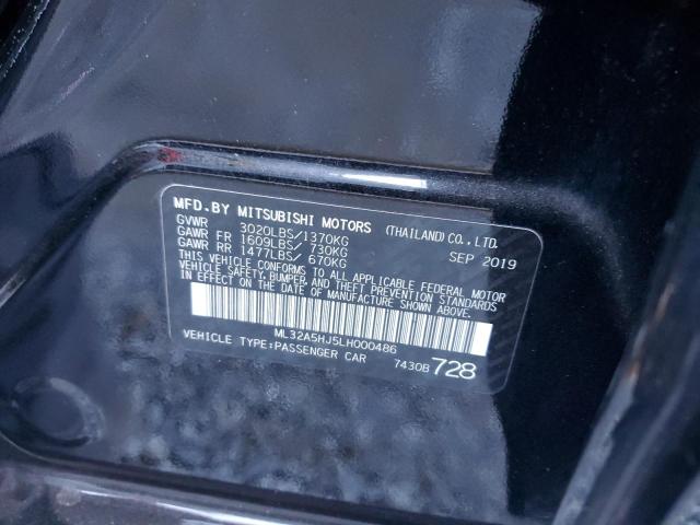 2020 MITSUBISHI MIRAGE LE ML32A5HJ5LH000486