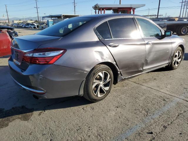 HONDA ACCORD LX 2016 gray  Gasoline 1HGCR2F39GA243330 photo #4