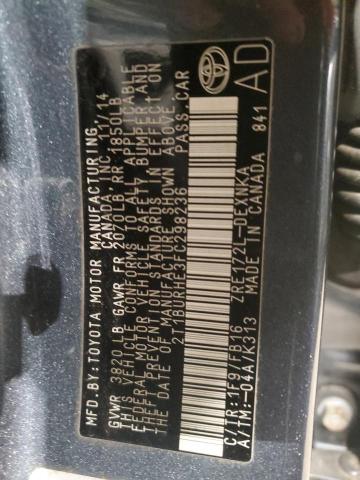 2015 TOYOTA COROLLA L - 2T1BURHE3FC298236