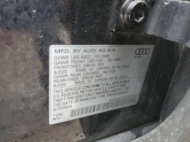 VIN WA1LAAF70HD024561 2017 AUDI Q7 no.14