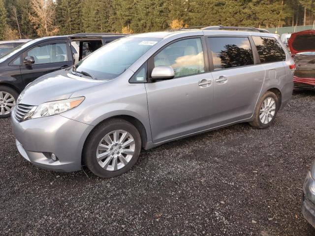 TOYOTA SIENNA XLE 2012 silver  gas 5TDDK3DC4CS034784 photo #1