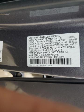 2024 HONDA PILOT ELIT - 5FNYG1H81RB004233