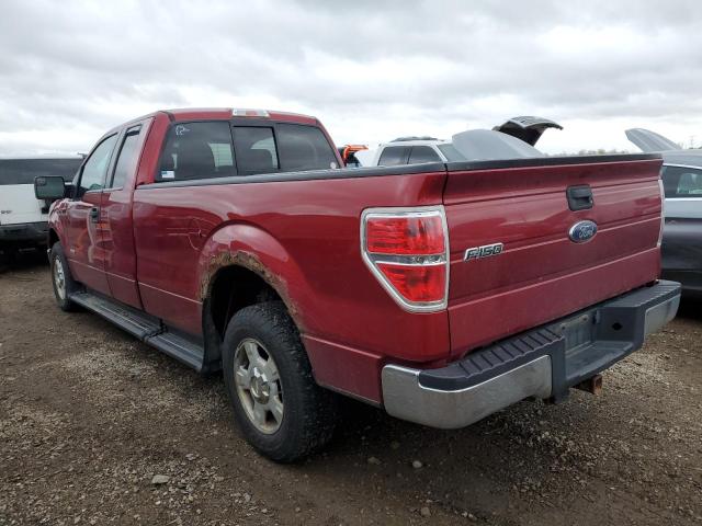 FORD F150 SUPER 2013 red 4dr ext gas 1FTFX1CT2DKE21200 photo #3