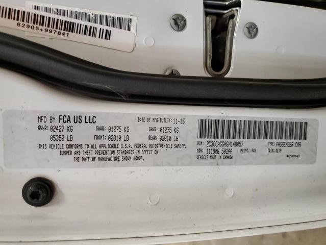 2016 CHRYSLER 300 S - 2C3CCAGG0GH148057