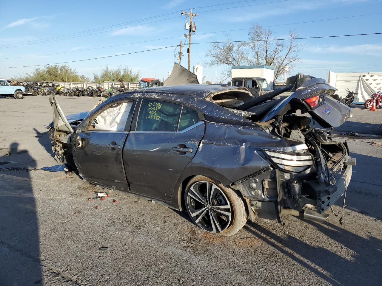 Lot #3021031184 2021 NISSAN SENTRA SR