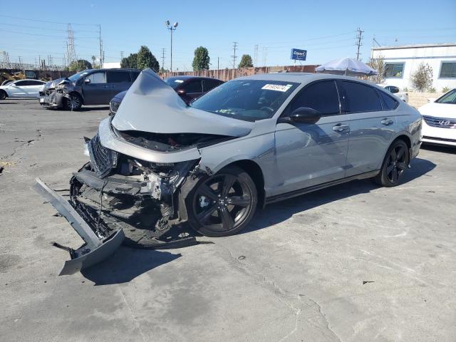 HONDA ACCORD HYB 2024 silver  hybrid engine 1HGCY2F77RA018929 photo #1