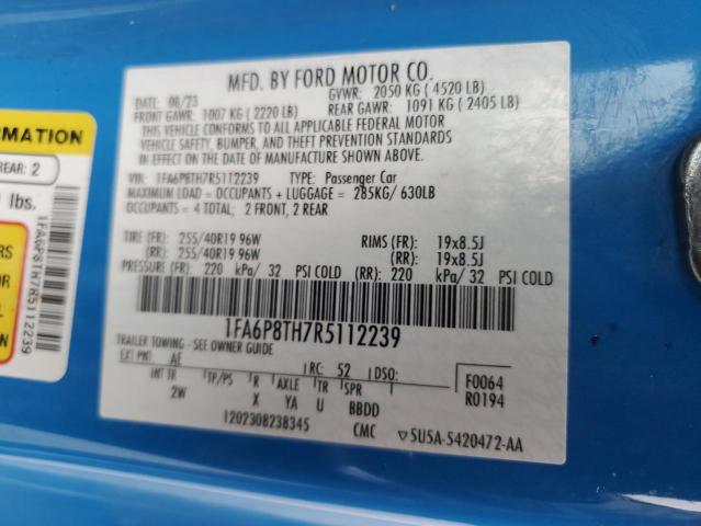 2024 FORD MUSTANG - 1FA6P8TH7R5112239