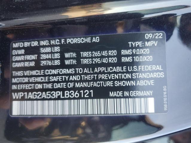 VIN WP1AG2A53PLB36121 2023 PORSCHE MACAN no.12