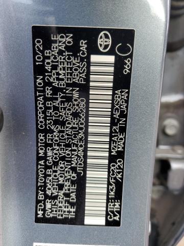 2021 TOYOTA COROLLA SE - JTDS4MCE3MJ066280