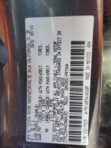 2016 TOYOTA TACOMA DOU - 3TMCZ5AN4GM004103