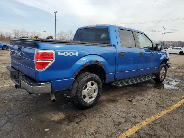 FORD F-150 XLT 2009 blue  flexible fuel 1FTPW14V69KC52278 photo #4