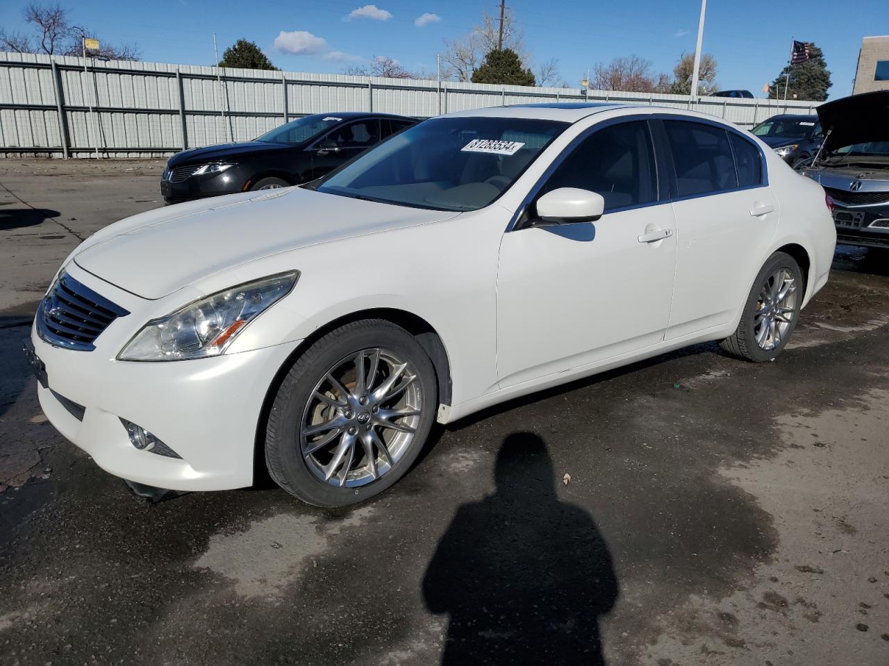 Lot #2989282749 2013 INFINITI G37