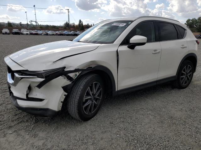 MAZDA CX-5 GRAND 2018 white  gas JM3KFADM4J1336053 photo #1