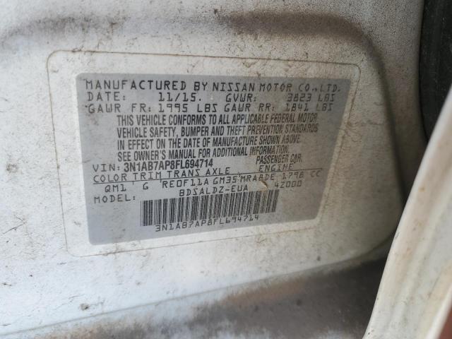 2015 NISSAN SENTRA S - 3N1AB7AP8FL694714