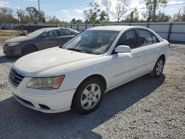 HYUNDAI SONATA GLS 2010 white  gas 5NPET4AC8AH595746 photo #1