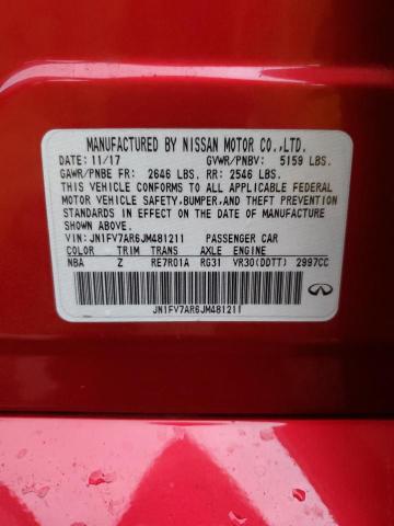 2018 INFINITI Q50 RED SP - JN1FV7AR6JM481211