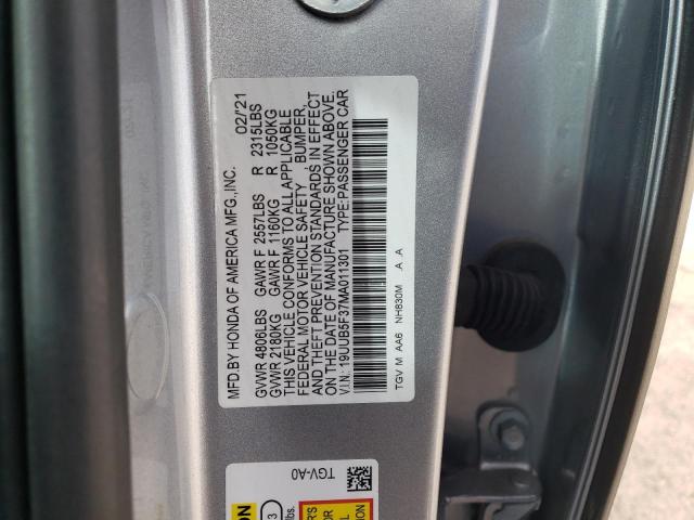2021 ACURA TLX - 19UUB5F37MA011301