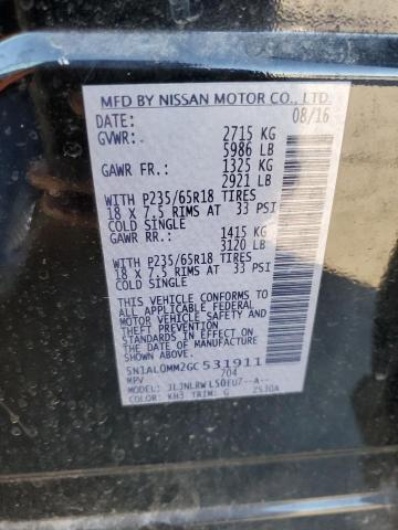 2016 INFINITI QX60 - 5N1AL0MM2GC531911