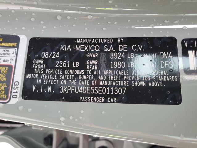 2025 KIA K4 EX - 3KPFU4DE5SE011307