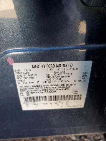 2018 FORD EDGE TITAN - 2FMPK4K98JBB32804
