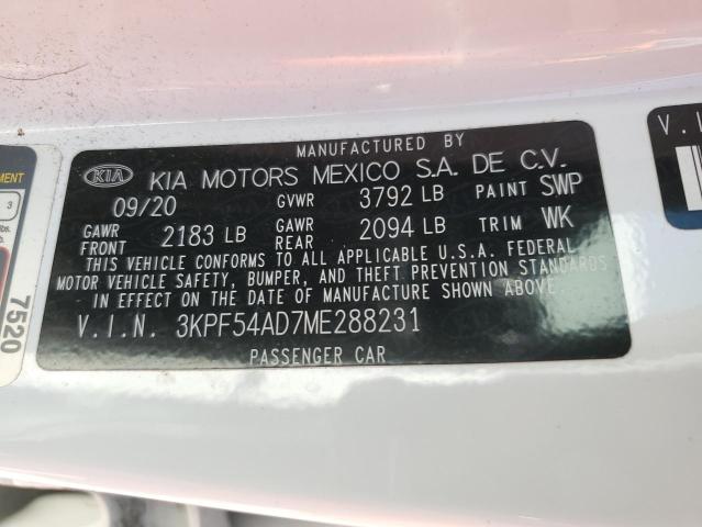 2021 KIA FORTE EX - 3KPF54AD7ME288231