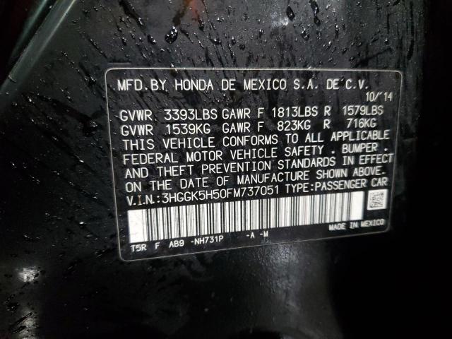 2015 HONDA FIT LX - 3HGGK5H50FM737051