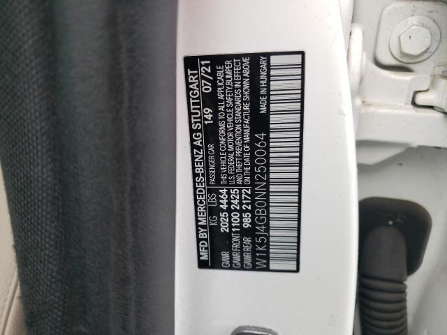 2022 MERCEDES-BENZ CLA 250 - W1K5J4GB0NN250064