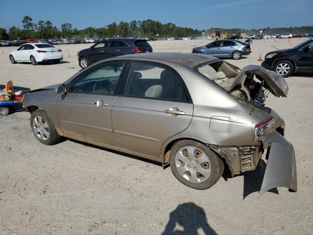 KIA SPECTRA EX 2008 gold  gas KNAFE121985494362 photo #3