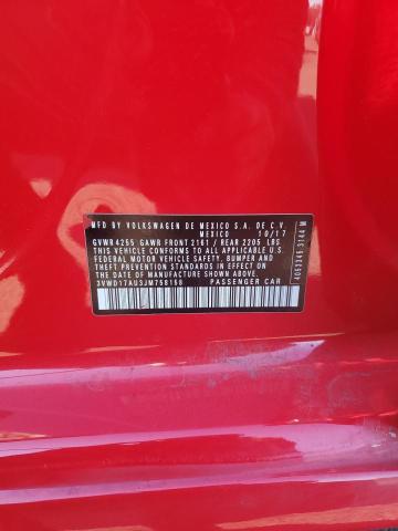 2018 VOLKSWAGEN GOLF SPORT - 3VWD17AU3JM758158