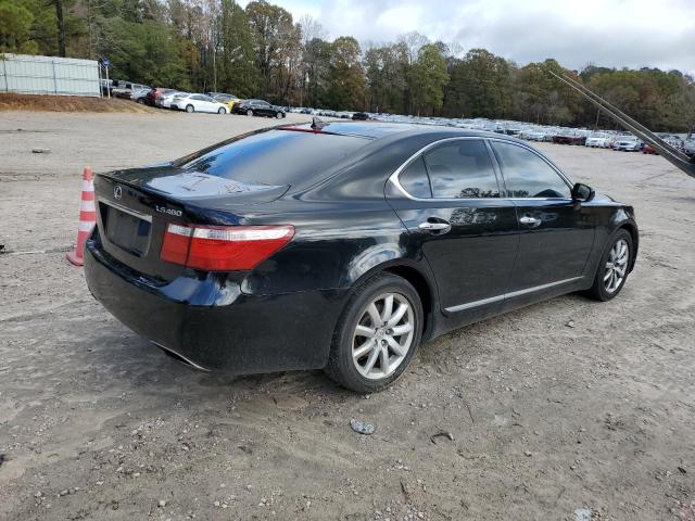 LEXUS LS 460 2008 black  gas JTHBL46F785053438 photo #4