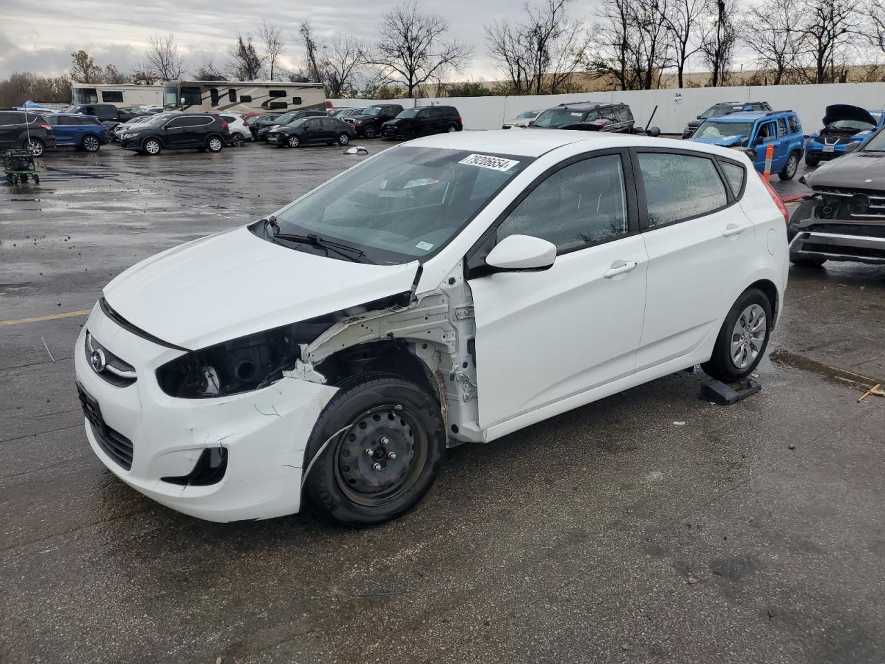 Lot #2998631634 2015 HYUNDAI ACCENT GS