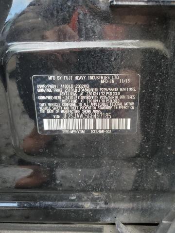2016 SUBARU FORESTER - JF2SJAVC5GH497185