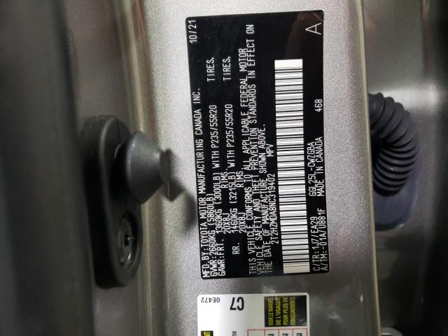 2022 LEXUS RX 350 - 2T2HZMDA8NC319402