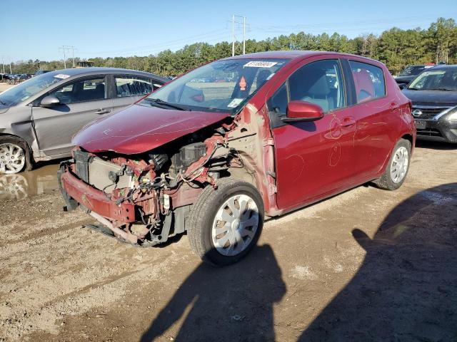 TOYOTA YARIS L 2017 burgundy  gas VNKKTUD32HA080264 photo #1