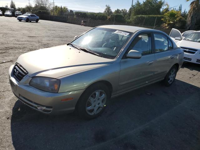 HYUNDAI ELANTRA GL 2005 tan  gas KMHDN46D45U127639 photo #1