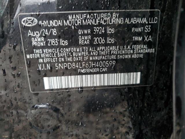 2018 HYUNDAI ELANTRA SE - 5NPD84LF6JH400599