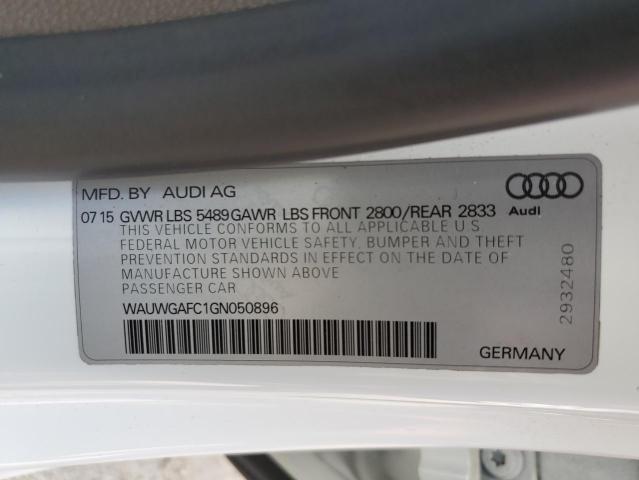 2016 AUDI A7 PREMIUM - WAUWGAFC1GN050896